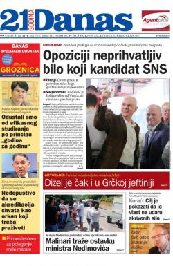 Danas - broj 7554, 5. jun 2018.