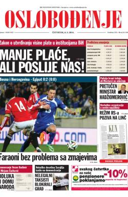 Oslobođenje - broj 24.156, 6. mar 2014.