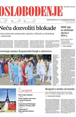 Oslobođenje - broj 27098, 17. sep 2022.