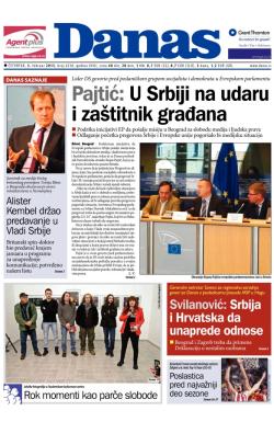 Danas - broj 6338, 5. feb 2015.