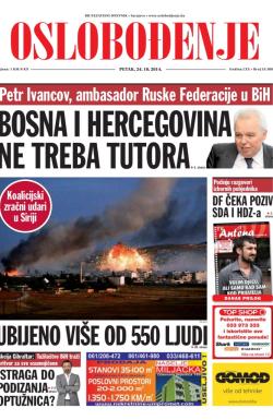 Oslobođenje - broj 24.388, 24. okt 2014.