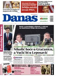 Danas - broj 5850-5851, 5. okt 2013.