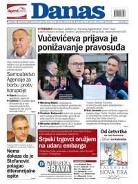 Danas - broj 8107, 10. dec 2019.
