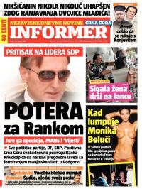 Informer CG - broj 699, 20. avg 2014.