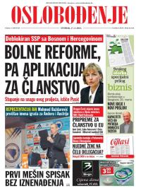 Oslobođenje - broj 24.532, 17. mar 2015.