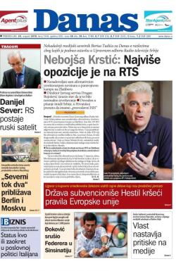 Danas - broj 7630, 20. avg 2018.