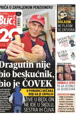Blic - broj 7129, 16. dec 2016.