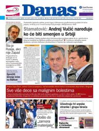 Danas - broj 6609, 3. nov 2015.