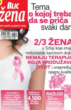 Blic Žena - broj 840, 19. dec 2020.
