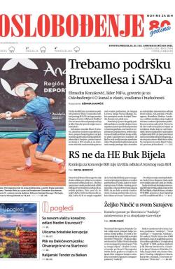 Oslobođenje - broj 27204, 21. jan 2023.