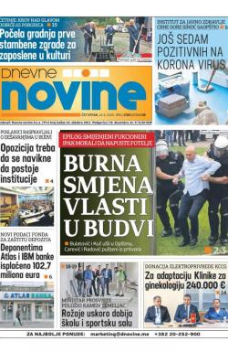 Dnevne novine - broj 2709, 18. jun 2020.