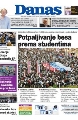 Danas - broj 10053, 27. okt 2025.