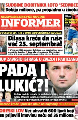 Informer - broj 409, 6. sep 2013.