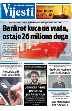Vijesti - broj 9840, 22. sep 2025.