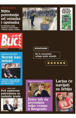Blic - broj 7520, 21. jan 2018.