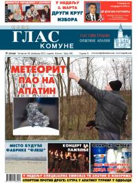 Novi glas komune, Apatin - broj 198, 28. feb 2013.