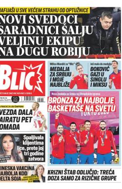 Blic - broj 8770, 29. jul 2021.