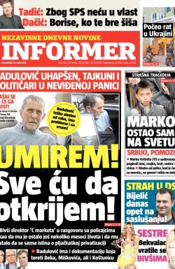 Informer - broj 592, 14. apr 2014.