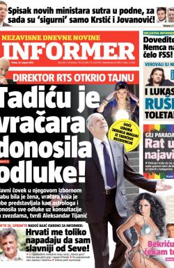 Informer - broj 397, 23. avg 2013.
