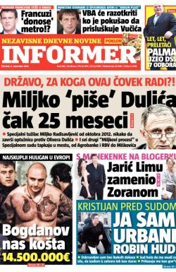 Informer - broj 766, 6. nov 2014.