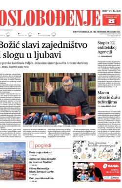 Oslobođenje - broj 26874, 25. dec 2021.