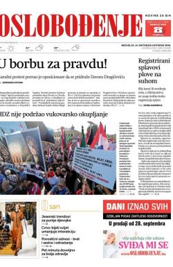 Oslobođenje - broj 25820, 14. okt 2018.