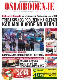 Oslobođenje - broj 24.091-24.093, 31. dec 2013.