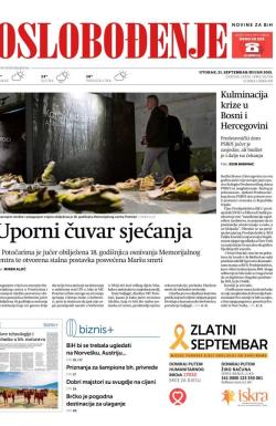 Oslobođenje - broj 26793, 21. sep 2021.