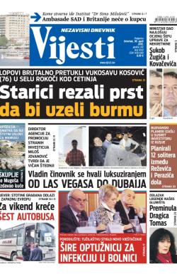 Vijesti - broj 6140, 30. apr 2015.