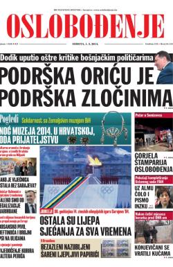 Oslobođenje - broj 24.123, 1. feb 2014.