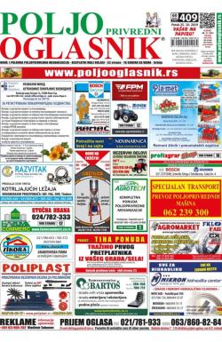 Poljoprivredni Oglasnik - broj 409, 25. okt 2019.