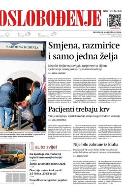 Oslobođenje - broj 28168, 18. mar 2026.