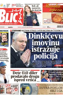 Blic - broj 6029, 22. nov 2013.