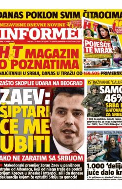Informer - broj 1621, 23. avg 2017.