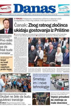 Danas - broj 7529, 11. maj 2018.