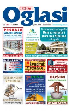 Novosti oglasi - broj 1657, 3. feb 2021.