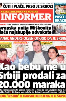 Informer - broj 716, 9. sep 2014.