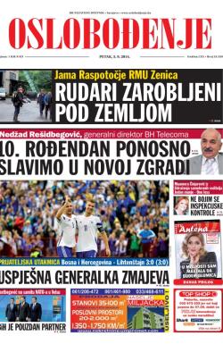 Oslobođenje - broj 24.339, 5. sep 2014.