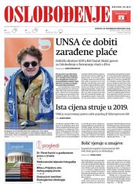Oslobođenje - broj 25888, 22. dec 2018.