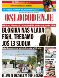 Oslobođenje - broj 24.929, 17. apr 2016.