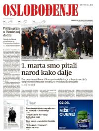 Oslobođenje - broj 25239, 2. mar 2017.