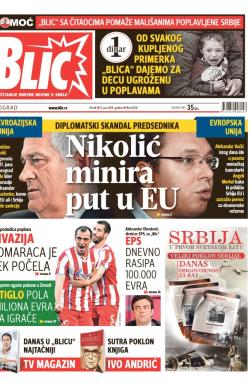 Blic - broj 6218, 6. jun 2014.