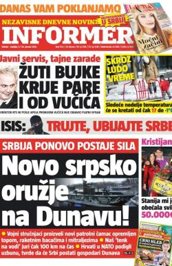 Informer - broj 1122, 9. jan 2016.