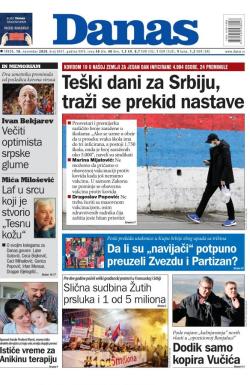 Danas - broj 8451, 18. nov 2020.