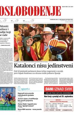 Oslobođenje - broj 25457, 9. okt 2017.