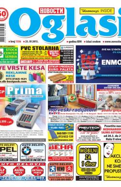 Novosti oglasi - broj 1356, 25. mar 2015.