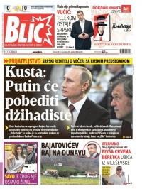 Blic - broj 6765, 12. dec 2015.