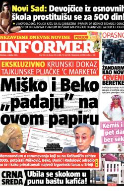 Informer - broj 736, 2. okt 2014.