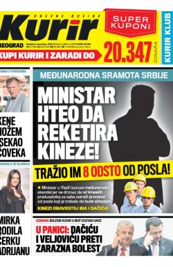 Kurir - broj 3666, 8. dec 2013.