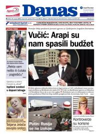 Danas - broj 6164, 15. avg 2014.
